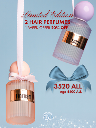 Two hair perfumes